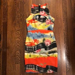 Milly multicolor mini dress